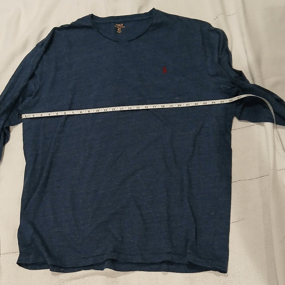 POLO Ralph Lauren Long Sleeve Blue T-shirt 2XLT/Tall